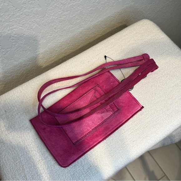 Free People Bright Lights Leather Wallet Pouch crossbody bag - Picture 8 of 12